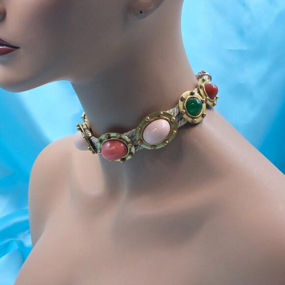 Vintage Bill Smith for Richelieu Statement Necklace Late 1960s - Picture 16 of 16